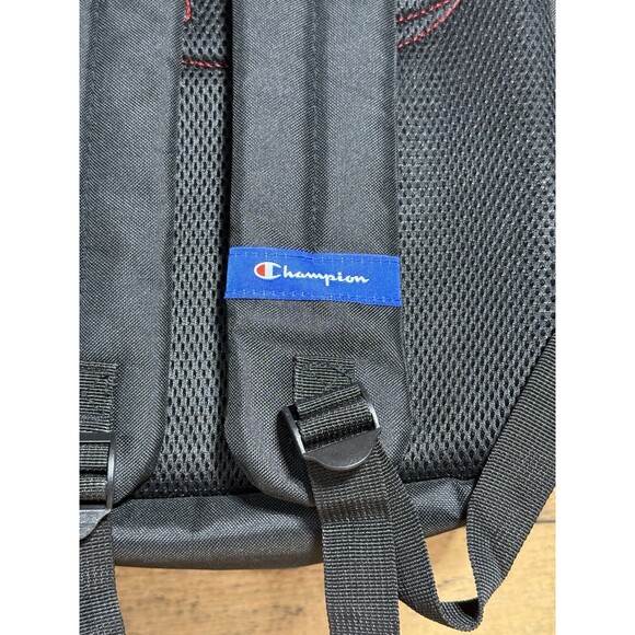 CHAMPION Manuscript Backpack Grey Black with Laptop Sleeve - Picture 8 of 16